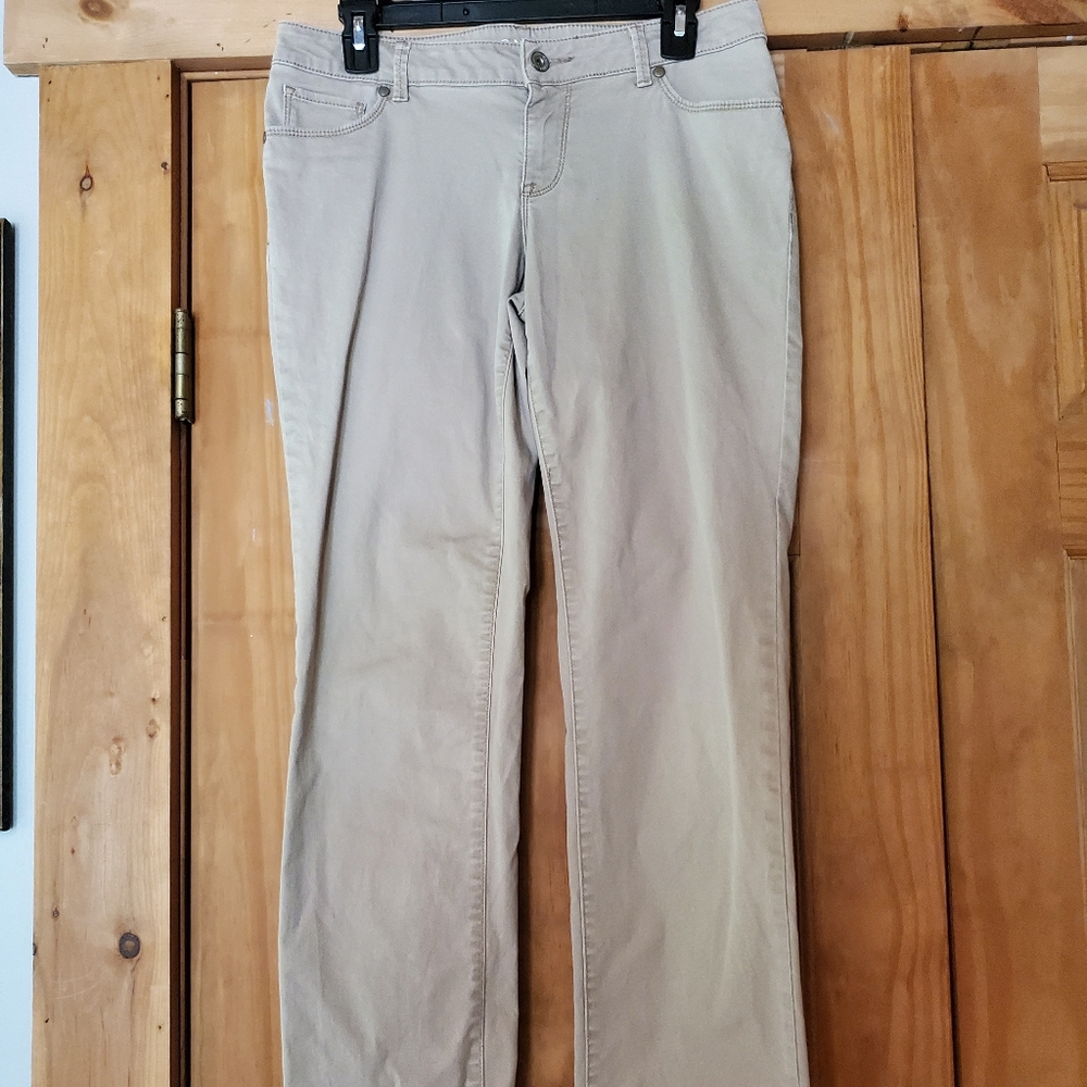 Women's khaki bootcut
